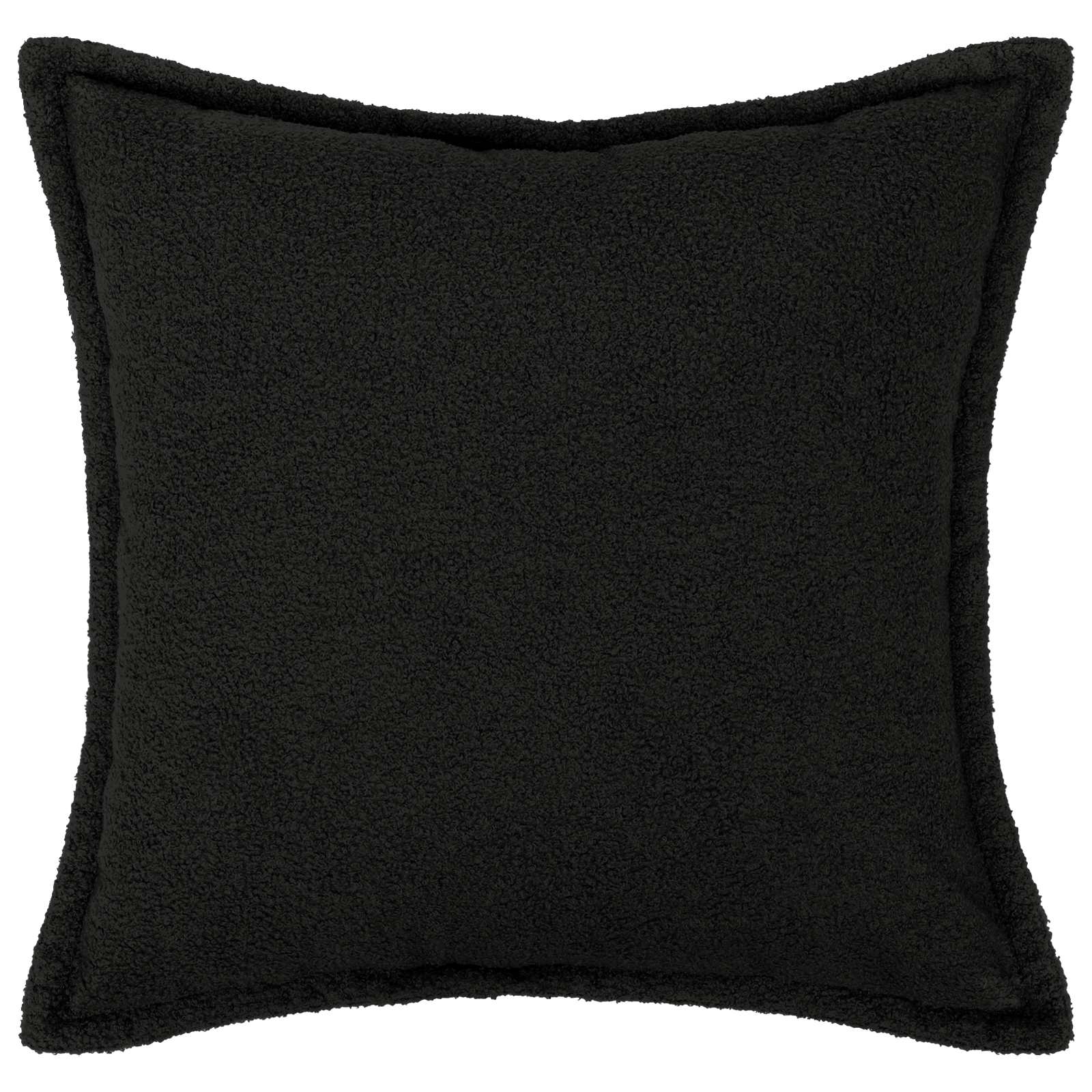 vidaXL Cushion Cover 12 pcs HOUTEN Black 45 x 45 cm Bouclé 2