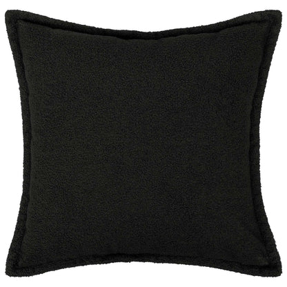 vidaXL Cushion Cover 12 pcs HOUTEN Black 45 x 45 cm Bouclé 2