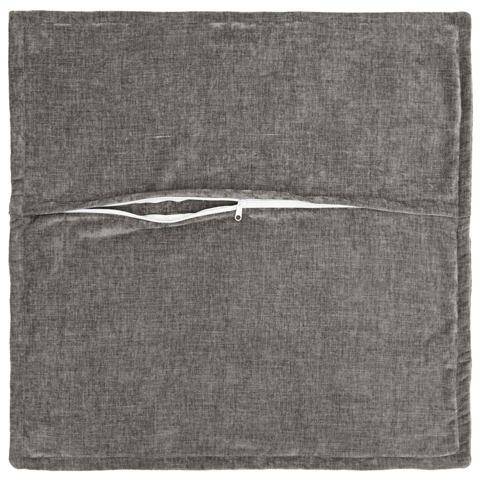 vidaXL Cushion Cover 12 pcs HOUTEN Dark Grey 45 x 45 cm 4