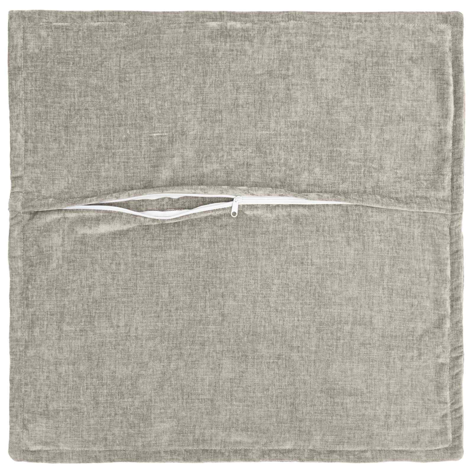 vidaXL Cushion Cover 12 pcs HOUTEN Light Grey 45 x 45 cm 4