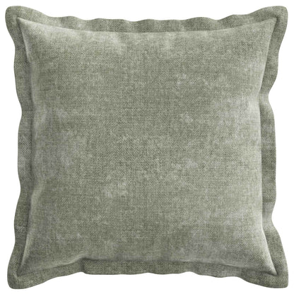 vidaXL Cushion Cover 12 pcs HOUTEN Green 45 x 45 cm Chenille Fabric 3
