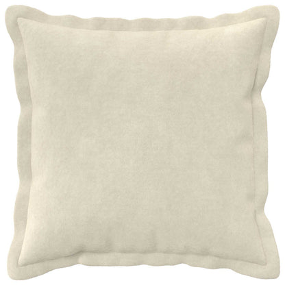 Cushion Cover 12 pcs HOUTEN Cream Microfiber Fleece