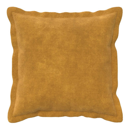 Cushion Cover 12 pcs HOUTEN Yellow Microfiber Fleece