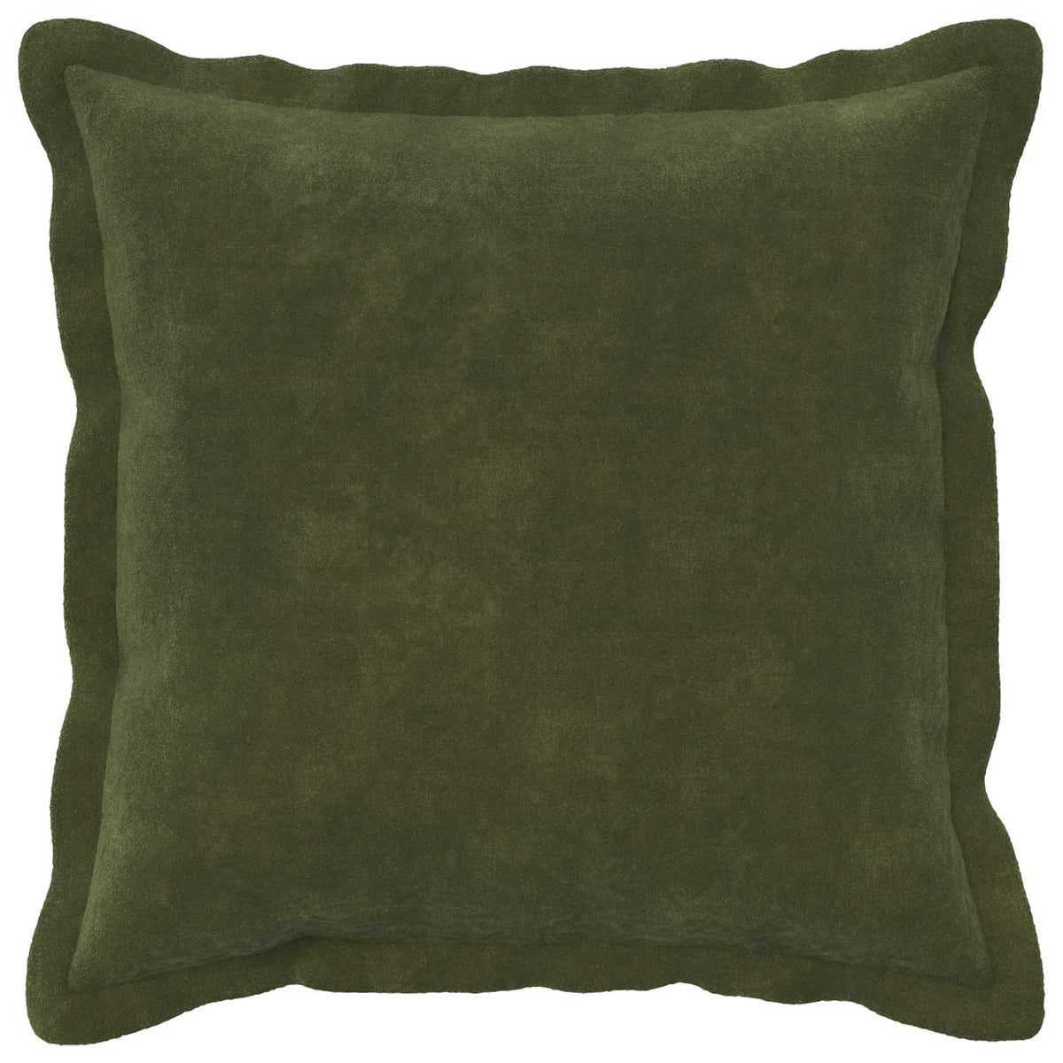 Cushion Cover 12 pcs HOUTEN Green Microfiber Fleece