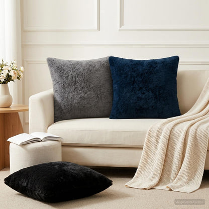 vidaXL Cushion Cover 12 pcs HOUTEN Dark Grey 50 x 50 cm 1