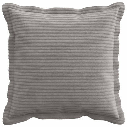 vidaXL Cushion Cover 12 pcs HOUTEN Light Grey 50 x 50 cm Corduroy 2