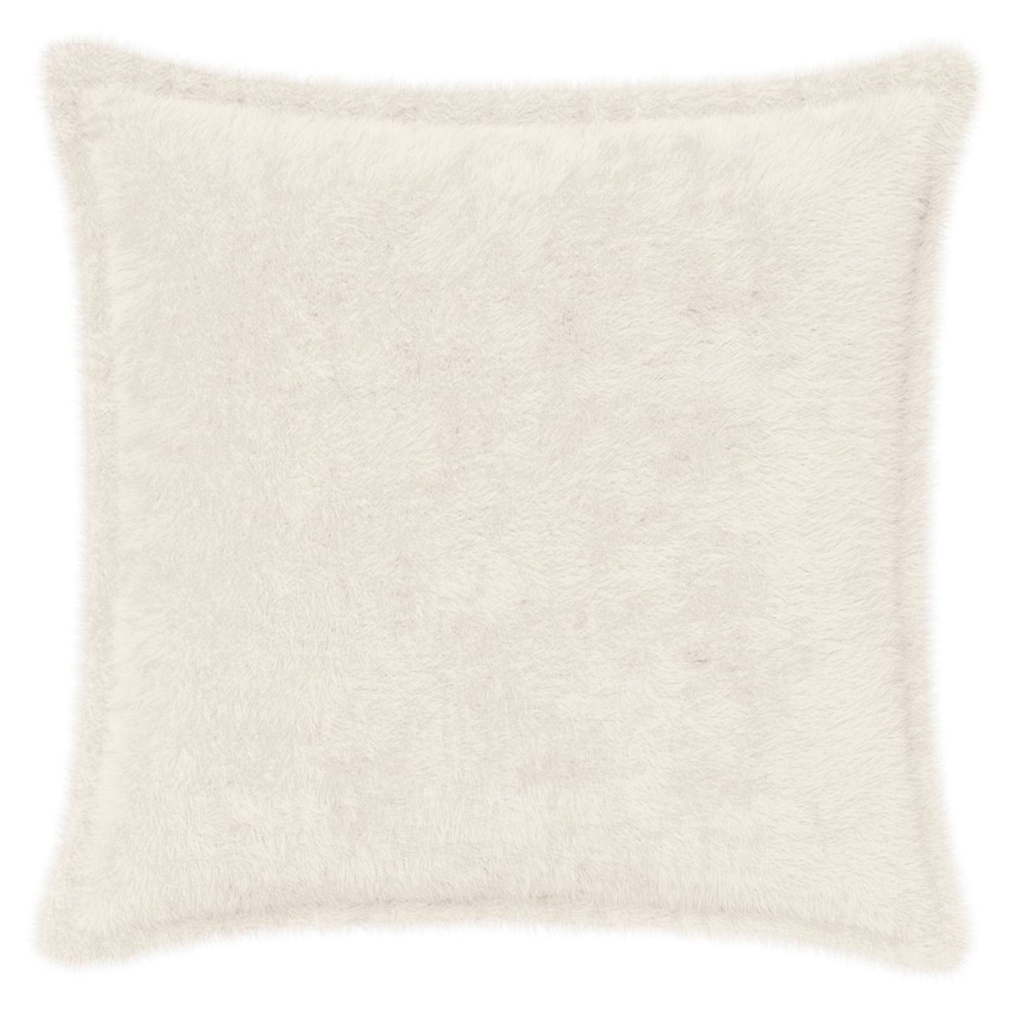 vidaXL Cushion Cover 12 pcs HOUTEN White 50 x 50 cm Faux Rabbit Fur 3