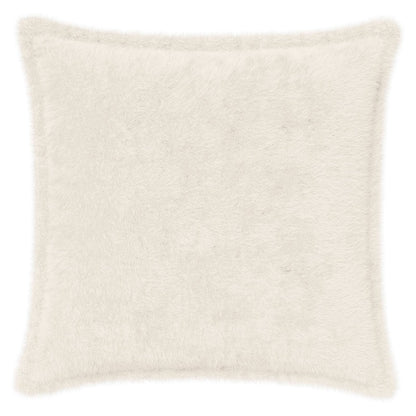 vidaXL Cushion Cover 12 pcs HOUTEN White 50 x 50 cm Faux Rabbit Fur 3