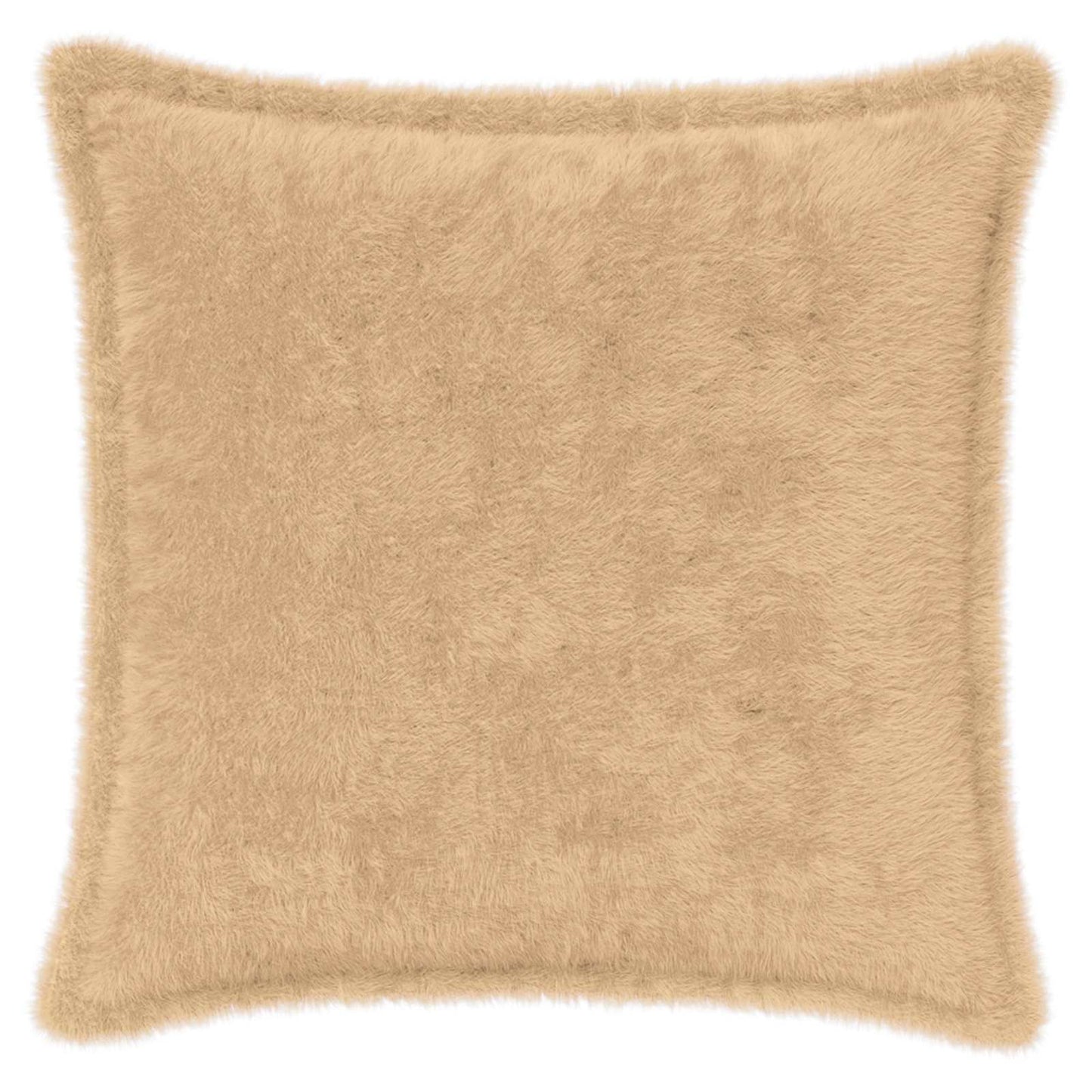 vidaXL Cushion Cover 12 pcs HOUTEN Cream 50 x 50 cm Faux Rabbit Fur 3