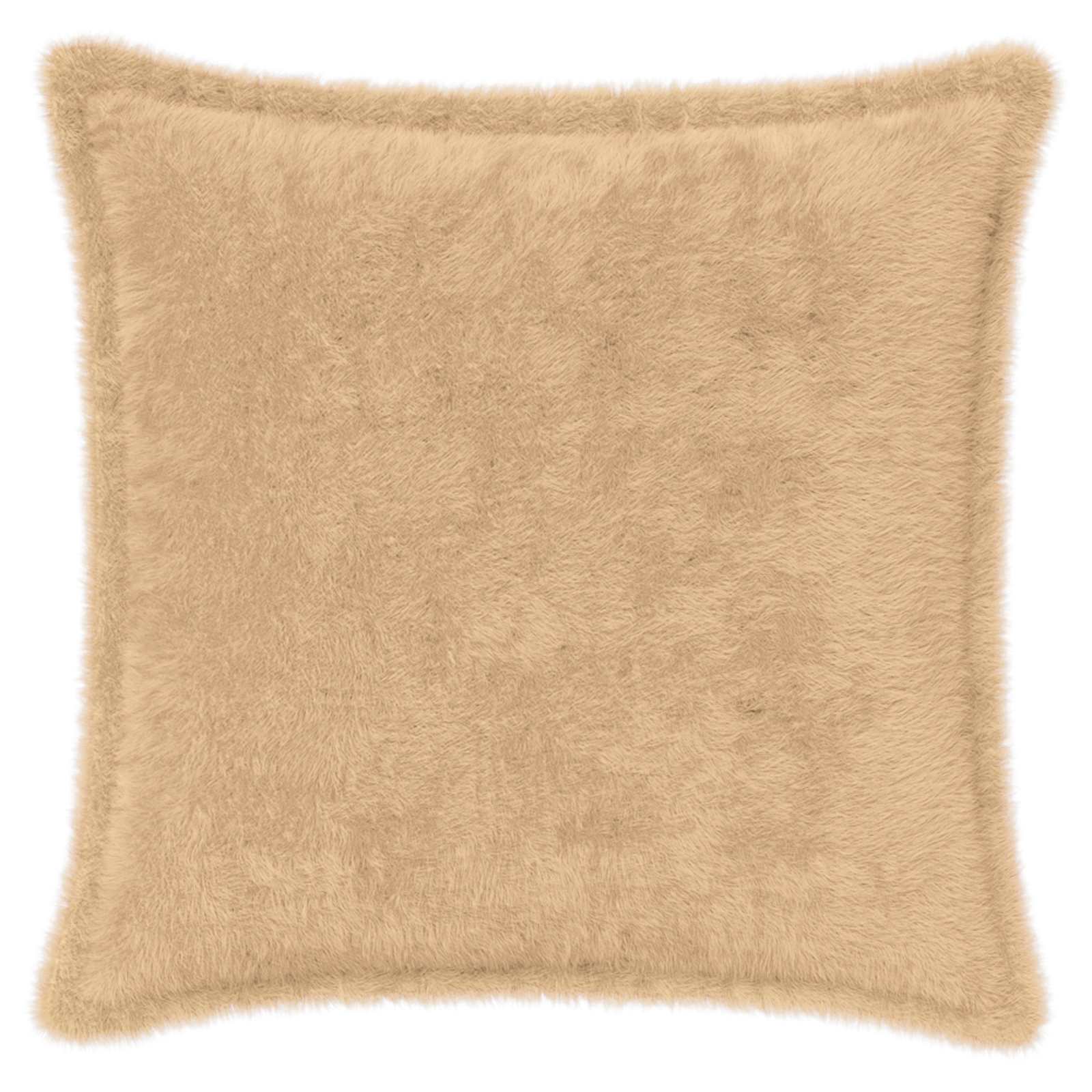 vidaXL Cushion Cover 12 pcs HOUTEN Cream 50 x 50 cm Faux Rabbit Fur 3