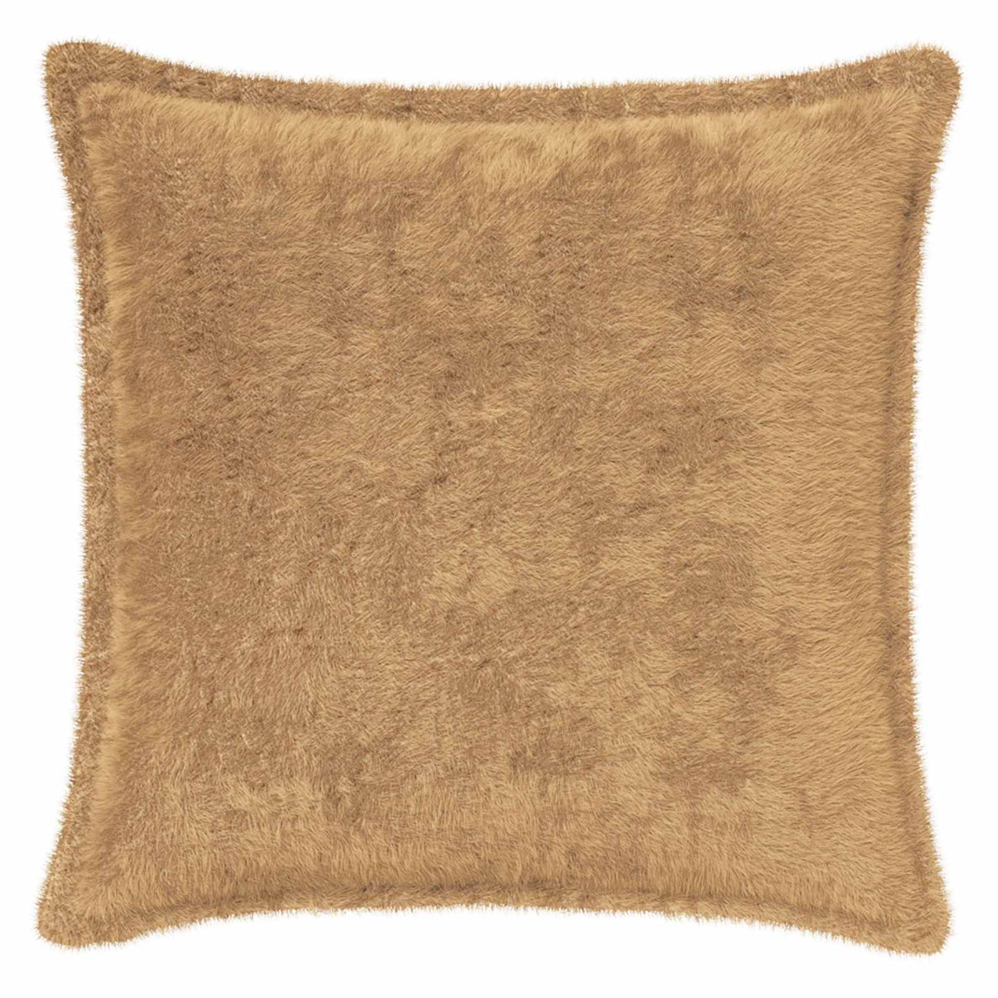 vidaXL Cushion Cover 12 pcs HOUTEN Taupe 50 x 50 cm Faux Rabbit Fur 3