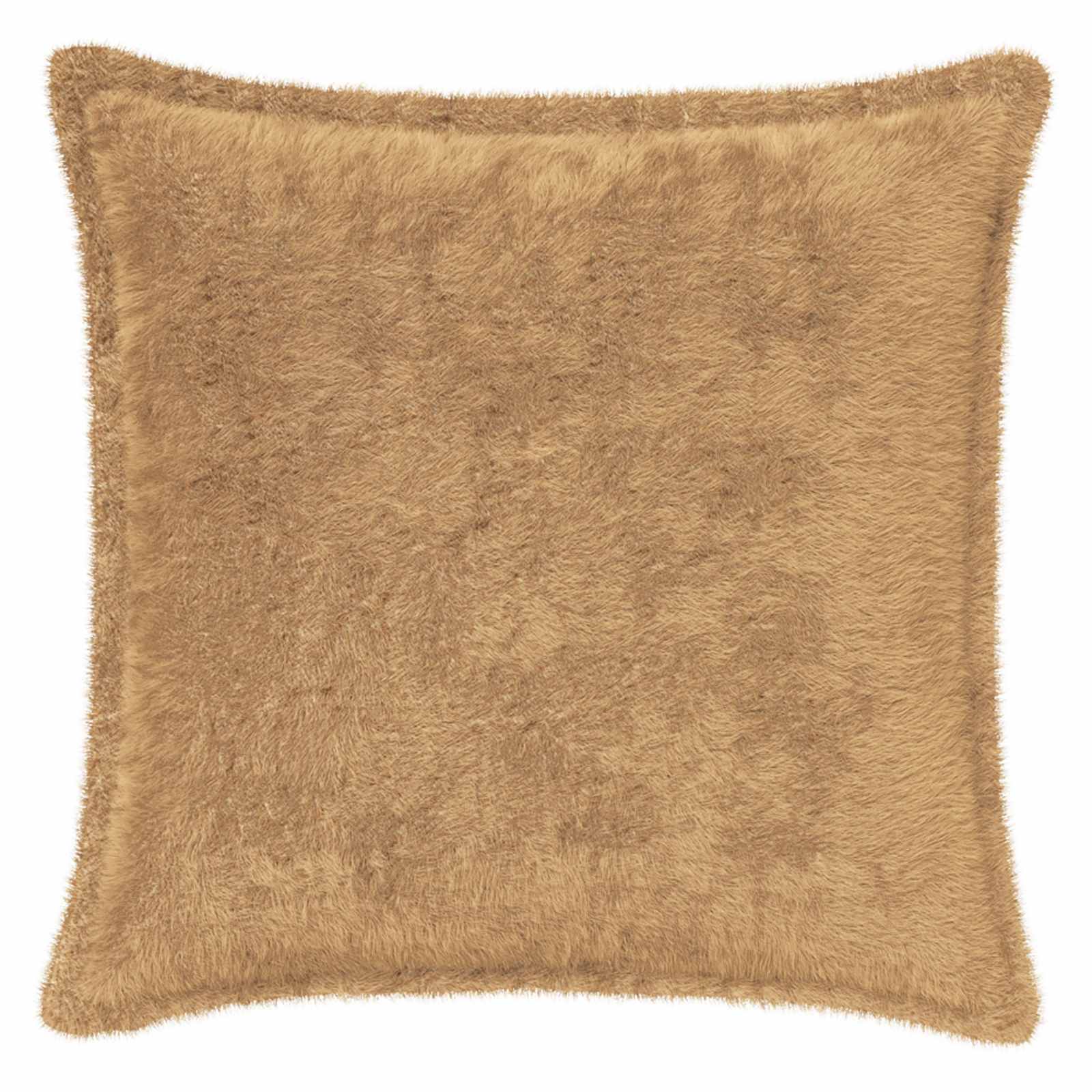 vidaXL Cushion Cover 12 pcs HOUTEN Taupe 50 x 50 cm Faux Rabbit Fur 3