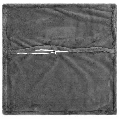 vidaXL Cushion Cover 12 pcs HOUTEN Dark Grey 50 x 50 cm 4