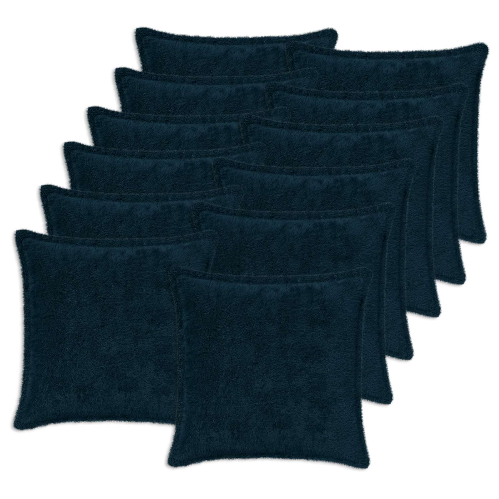 vidaXL Cushion Cover 12 pcs HOUTEN Navy Blue 50 x 50 cm 2