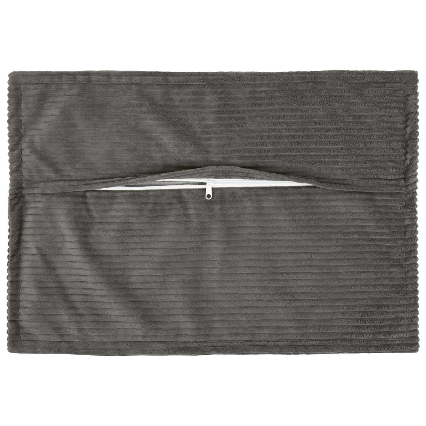 vidaXL Cushion Cover 6 pcs HOUTEN Dark Grey 50 x 70 cm Corduroy 3