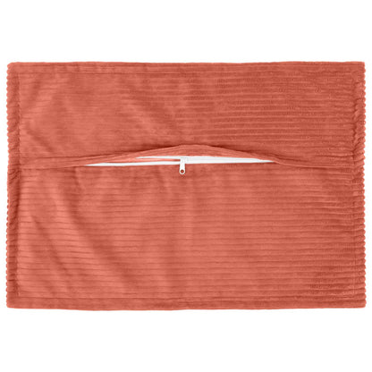 vidaXL Cushion Cover 6 pcs HOUTEN Red Orange 50 x 70 cm Corduroy 3