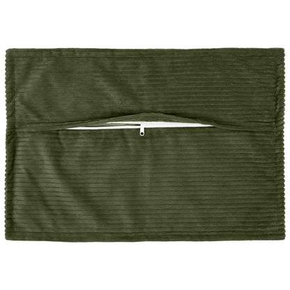 vidaXL Cushion Cover 6 pcs HOUTEN Green 50 x 70 cm Corduroy 3