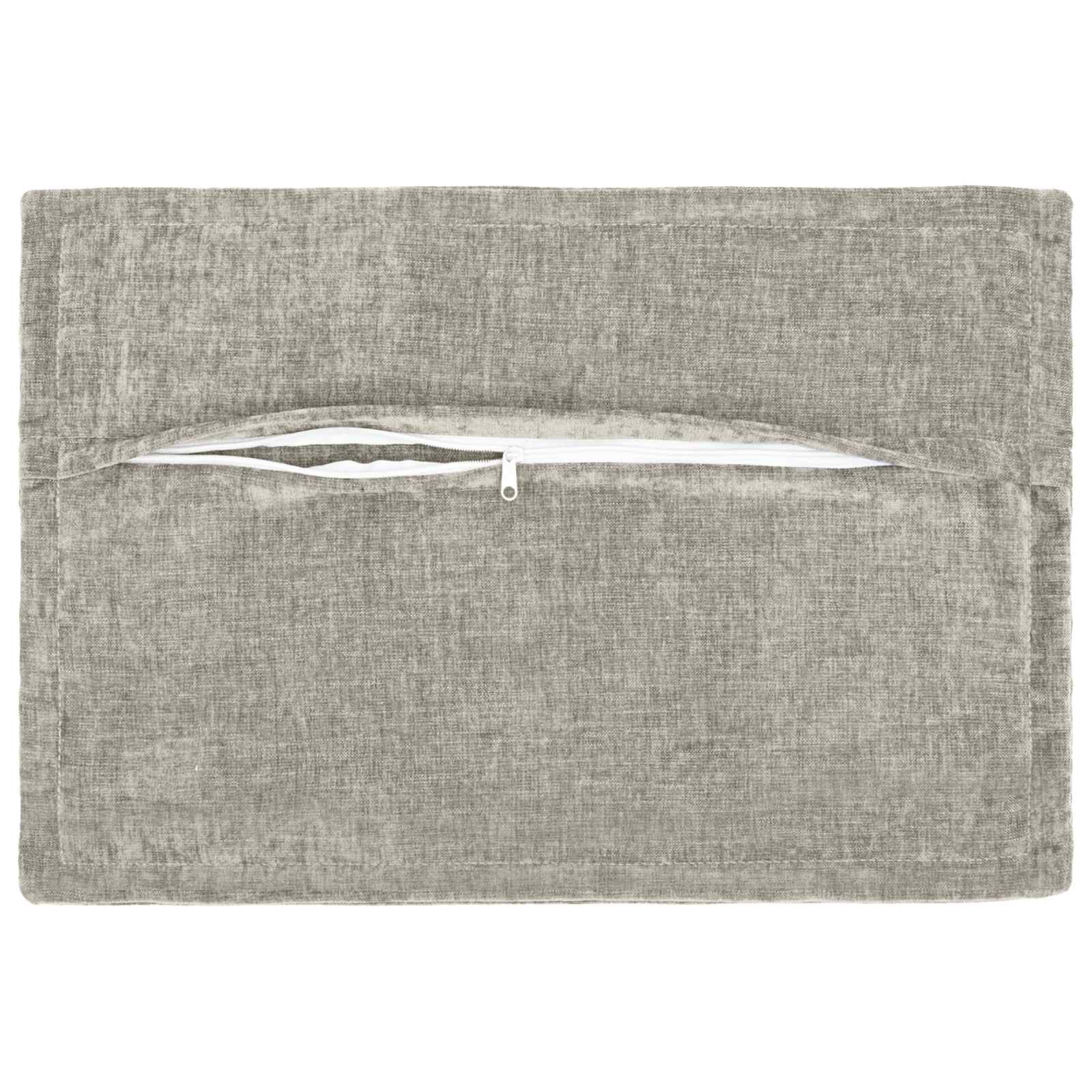 vidaXL Cushion Cover 6 pcs HOUTEN Light Grey 50 x 70 cm 4