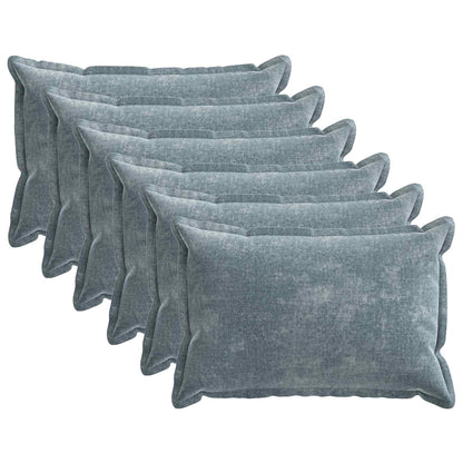 vidaXL Cushion Cover 6 pcs HOUTEN Light Blue 50 x 70 cm 2