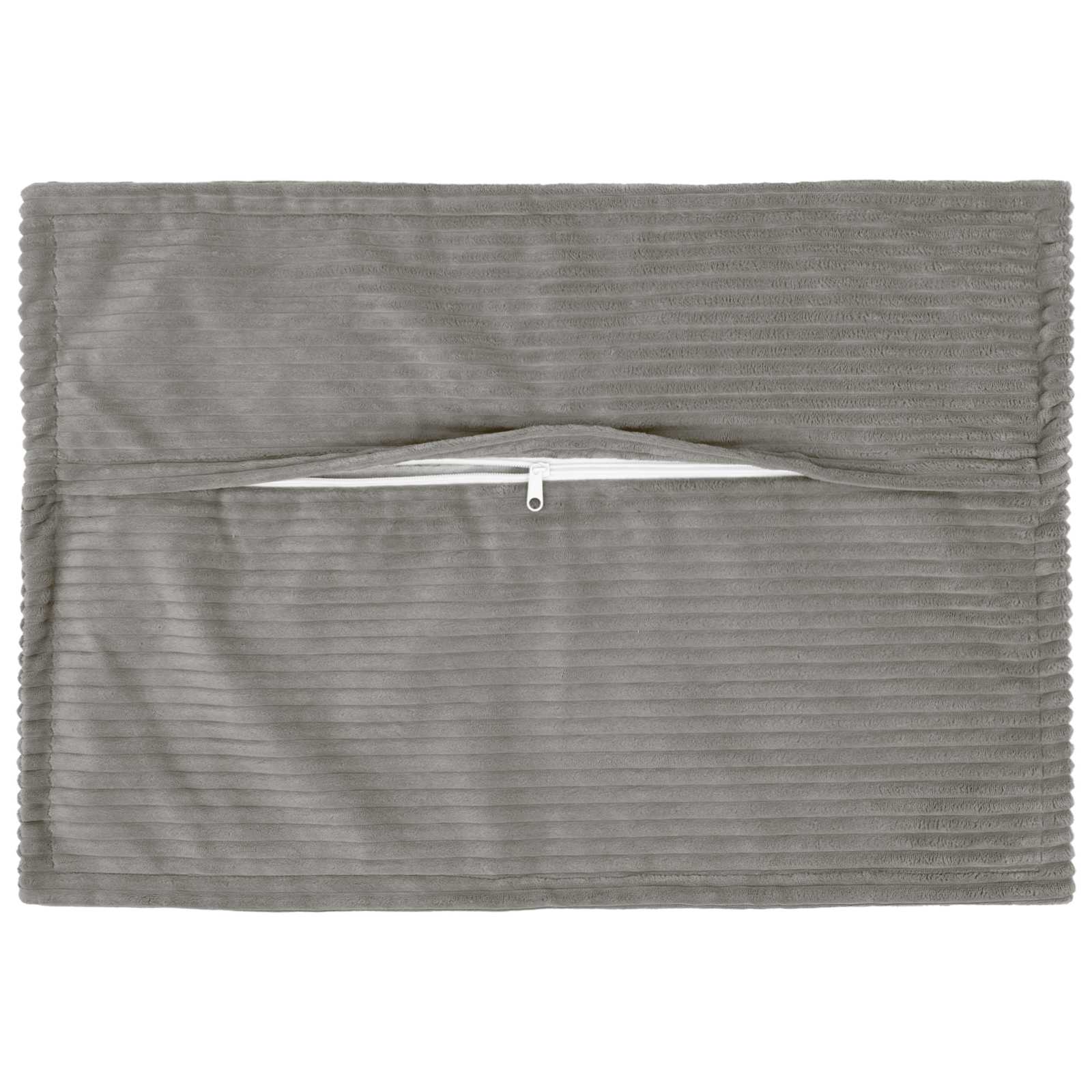 vidaXL Cushion Cover 6 pcs HOUTEN Light Grey 50 x 75 cm Corduroy 3