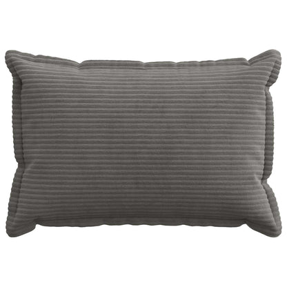 vidaXL Cushion Cover 6 pcs HOUTEN Dark Grey 50 x 75 cm Corduroy 2