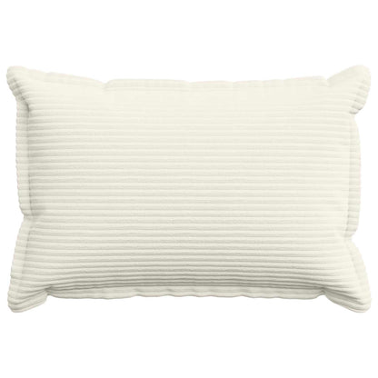 vidaXL Cushion Cover 6 pcs HOUTEN Cream 50 x 75 cm Corduroy 2