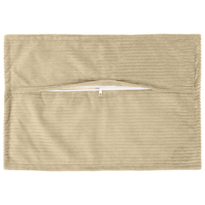 vidaXL Cushion Cover 6 pcs HOUTEN Light Green Grey 50 x 75 cm Corduroy 3