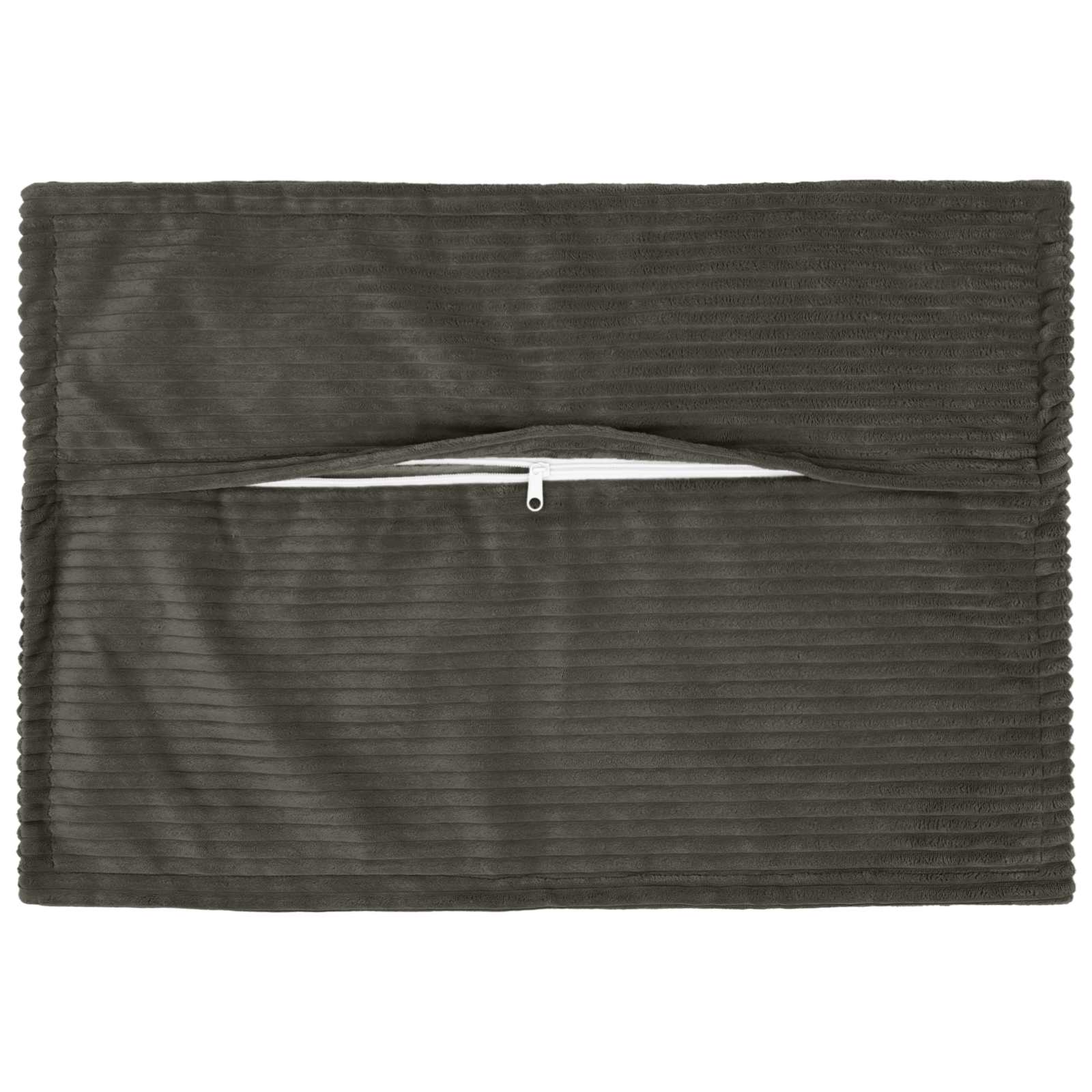vidaXL Cushion Cover 6 pcs HOUTEN Anthracite 50 x 75 cm Corduroy 3