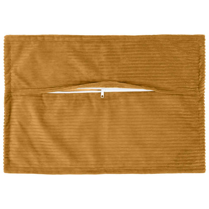 vidaXL Cushion Cover 6 pcs HOUTEN Yellow 50 x 75 cm Corduroy 3