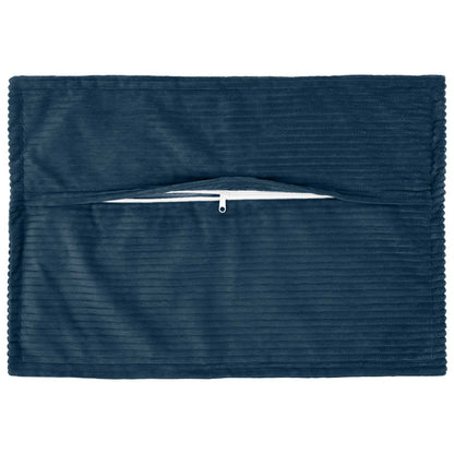 vidaXL Cushion Cover 6 pcs HOUTEN Navy Blue 50 x 75 cm Corduroy 3
