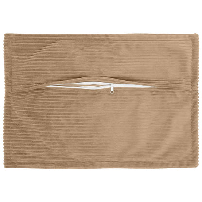 vidaXL Cushion Cover 6 pcs HOUTEN Brown 50 x 75 cm Corduroy 3