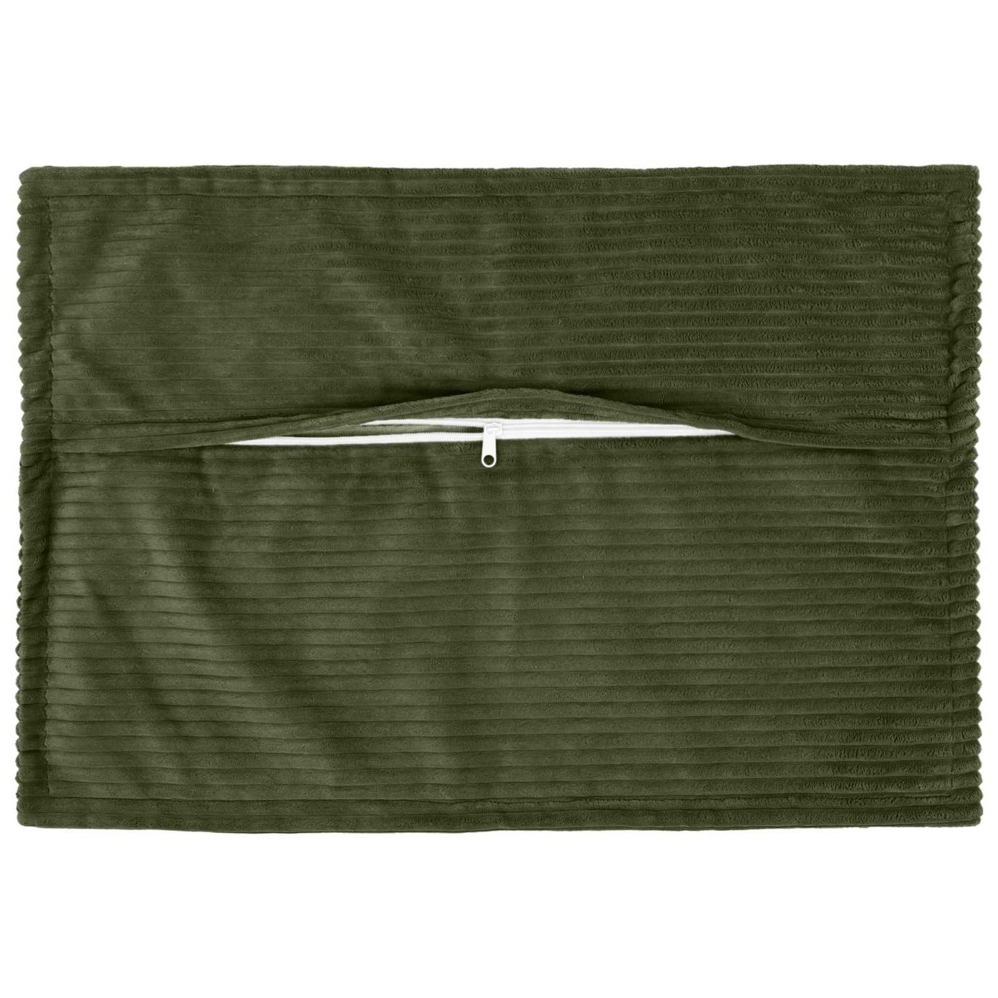 vidaXL Cushion Cover 6 pcs HOUTEN Green 50 x 75 cm Corduroy 3