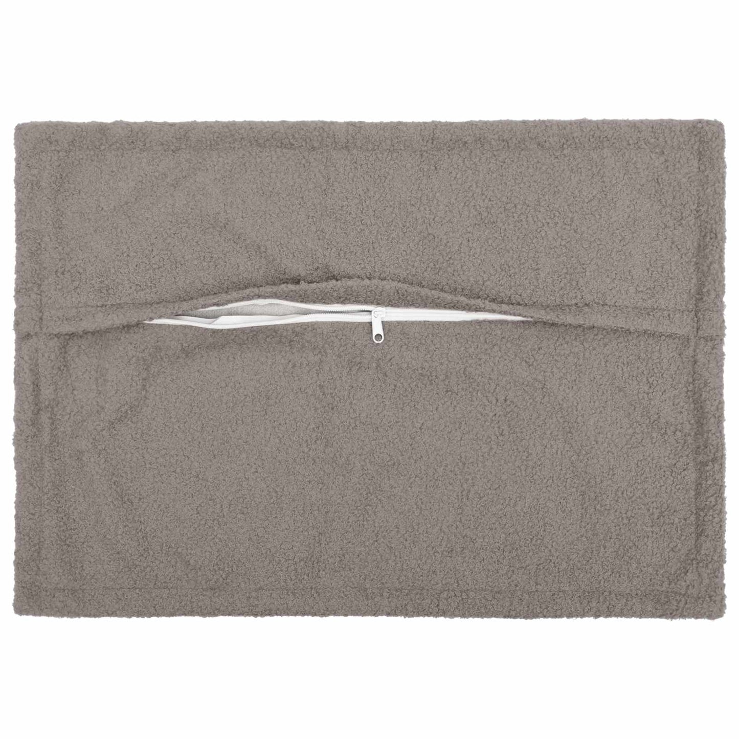 vidaXL Cushion Cover 6 pcs HOUTEN Light Grey 50 x 75 cm Bouclé 3