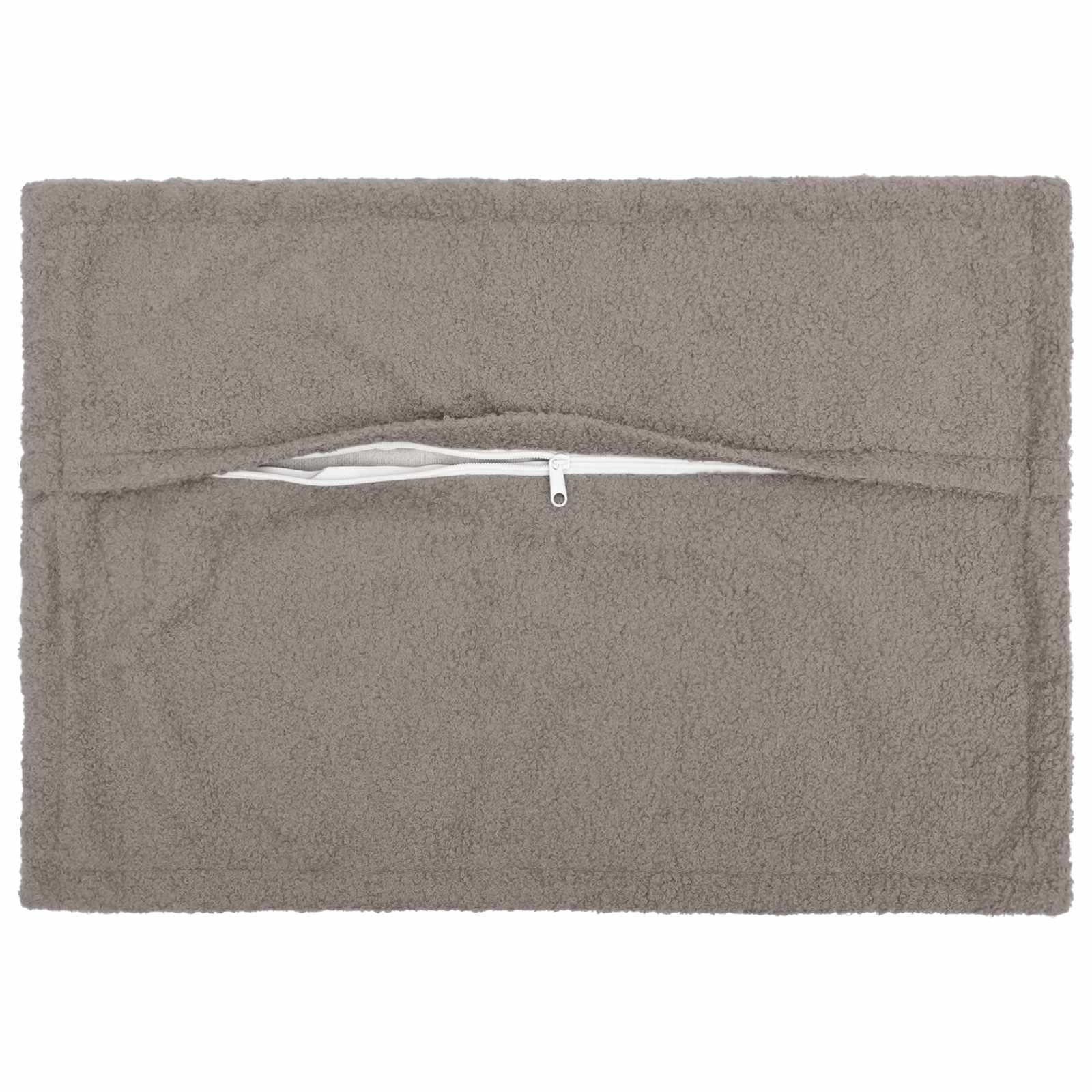 vidaXL Cushion Cover 6 pcs HOUTEN Light Grey 50 x 75 cm Bouclé 3
