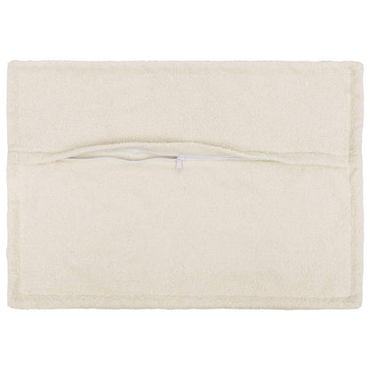 vidaXL Cushion Cover 6 pcs HOUTEN Cream 50 x 75 cm Bouclé 3
