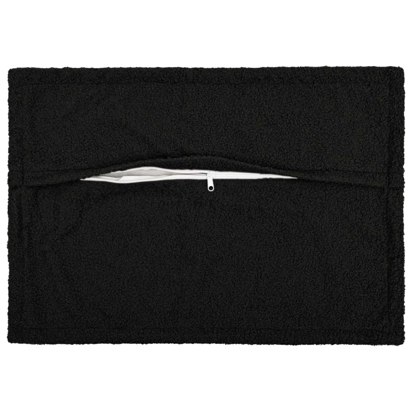 vidaXL Cushion Cover 6 pcs HOUTEN Black 50 x 75 cm Bouclé 3