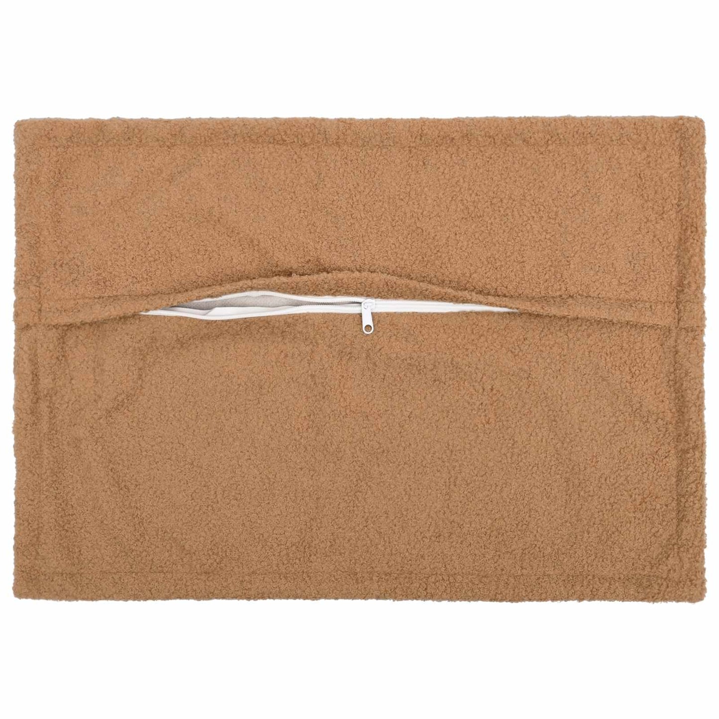 vidaXL Cushion Cover 6 pcs HOUTEN Beige 50 x 75 cm Bouclé 3
