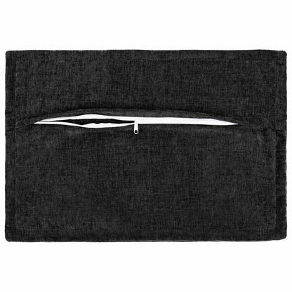 vidaXL Cushion Cover 6 pcs HOUTEN Anthracite 50 x 75 cm 4