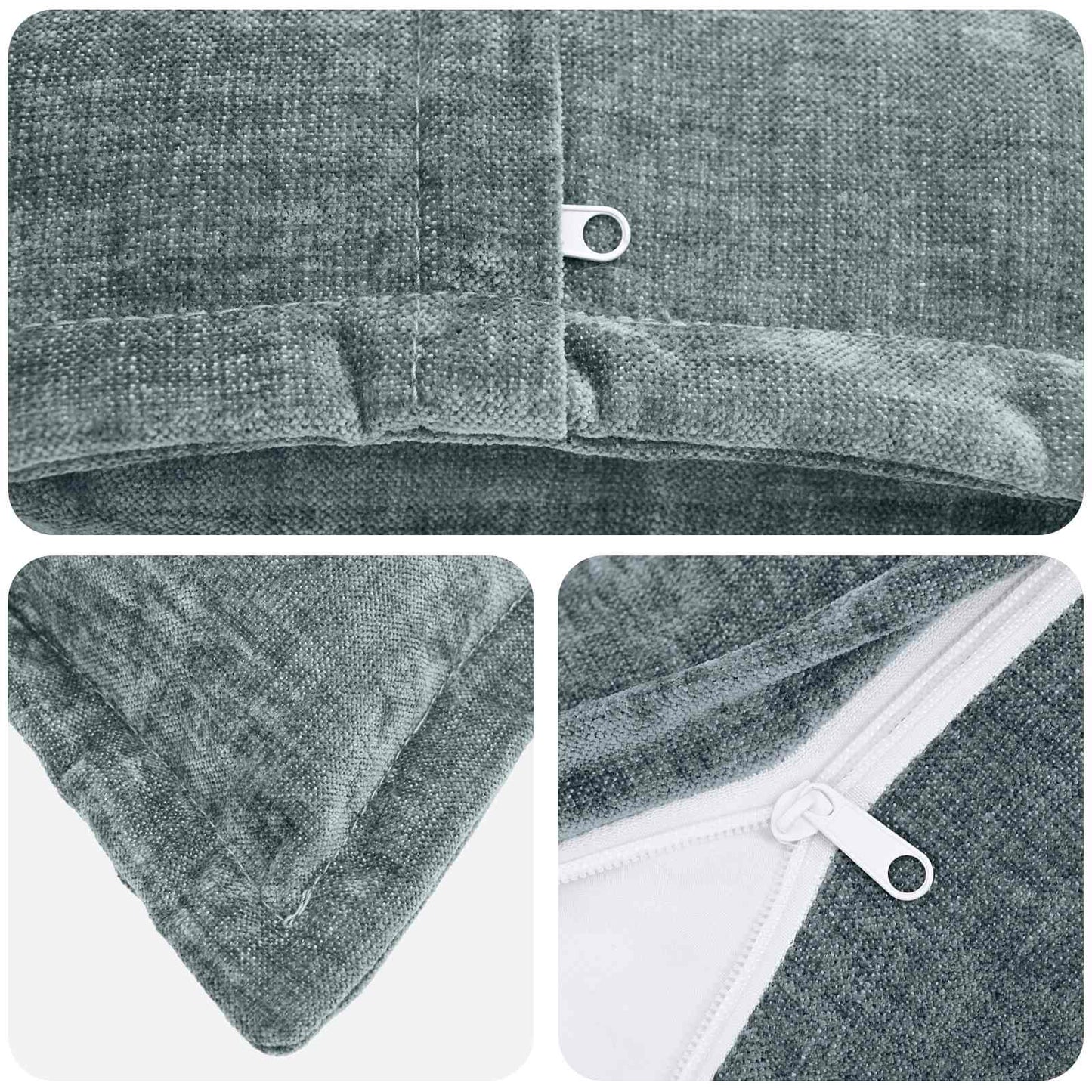vidaXL Cushion Cover 6 pcs HOUTEN Light Blue 50 x 75 cm 5