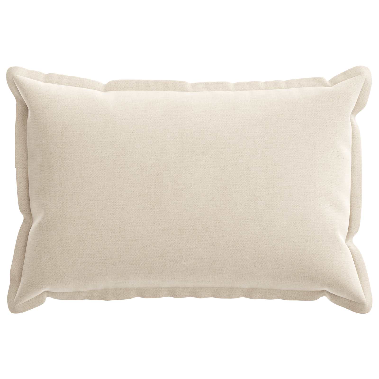 vidaXL Cushion Cover 6 pcs HOUTEN Cream 50 x 75 cm Chenille Fabric 3