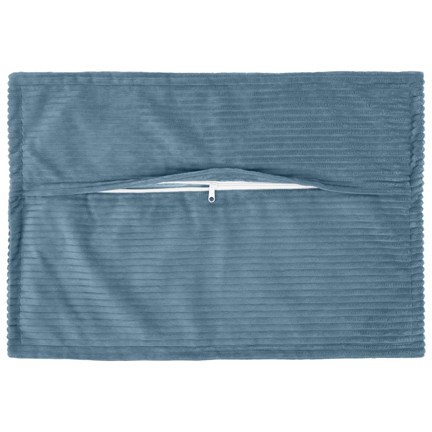 vidaXL Cushion Cover 6 pcs HOUTEN Blue 50 x 80 cm Corduroy 3