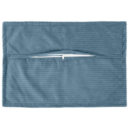 vidaXL Cushion Cover 6 pcs HOUTEN Blue 50 x 80 cm Corduroy 3