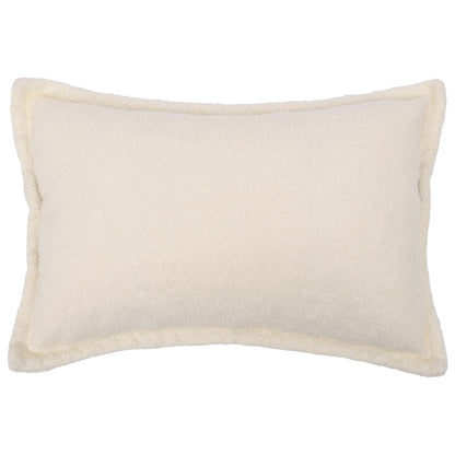 vidaXL Cushion Cover 6 pcs HOUTEN Cream 50 x 80 cm Bouclé 2
