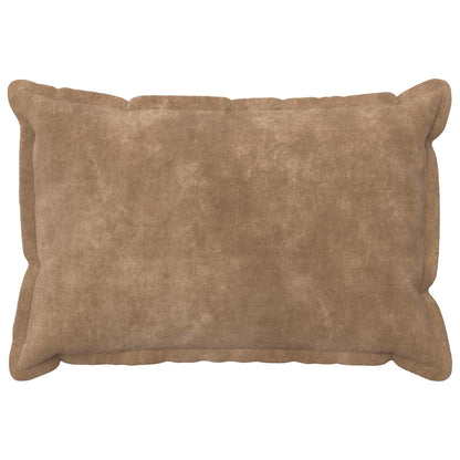 Cushion Cover 6 pcs HOUTEN Taupe Microfiber Fleece