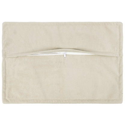 Cushion Cover 6 pcs HOUTEN Cream Microfiber Fleece