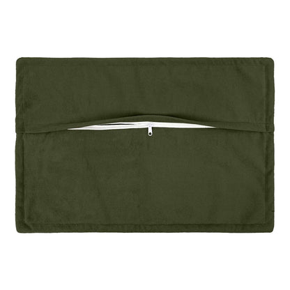 Cushion Cover 6 pcs HOUTEN Green Microfiber Fleece