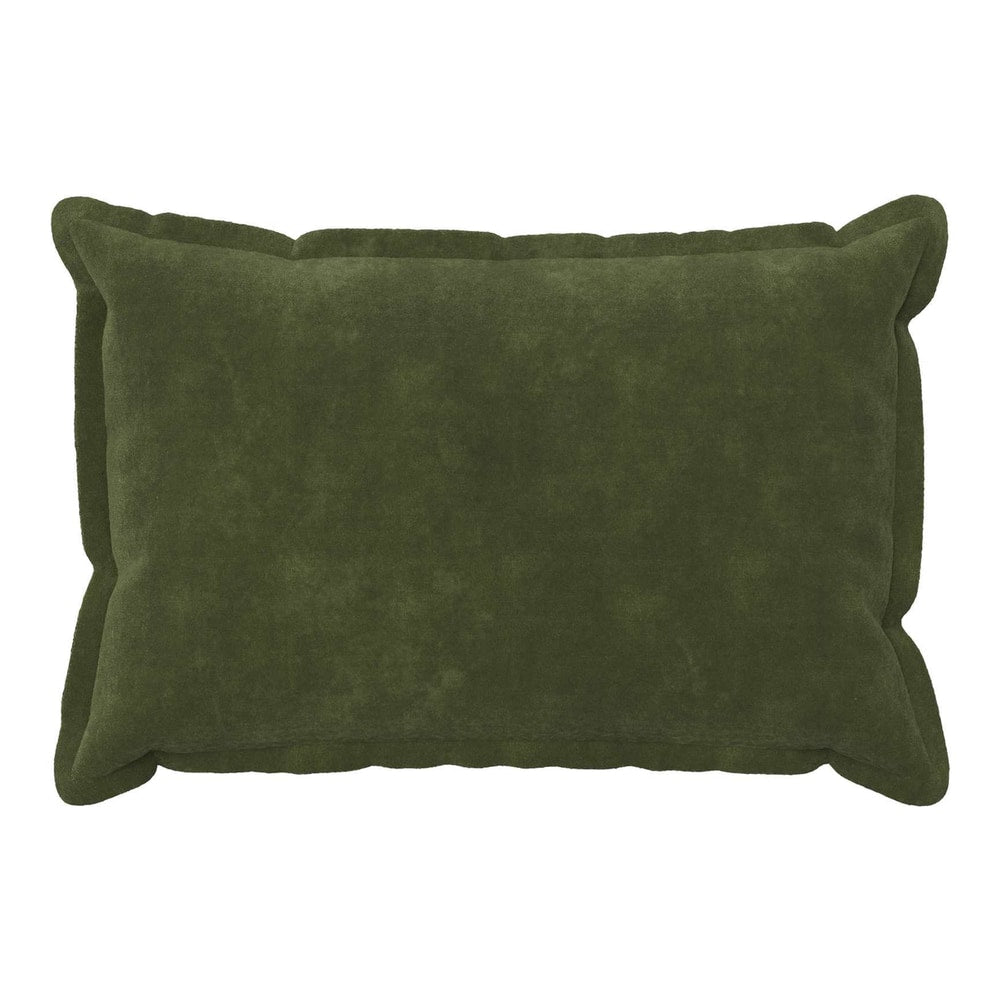 Cushion Cover 6 pcs HOUTEN Green Microfiber Fleece