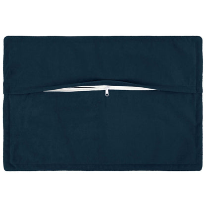 Cushion Cover 6 pcs HOUTEN Blue Microfiber Fleece