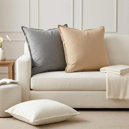 Throw Pillow HOUTEN Faux Linen