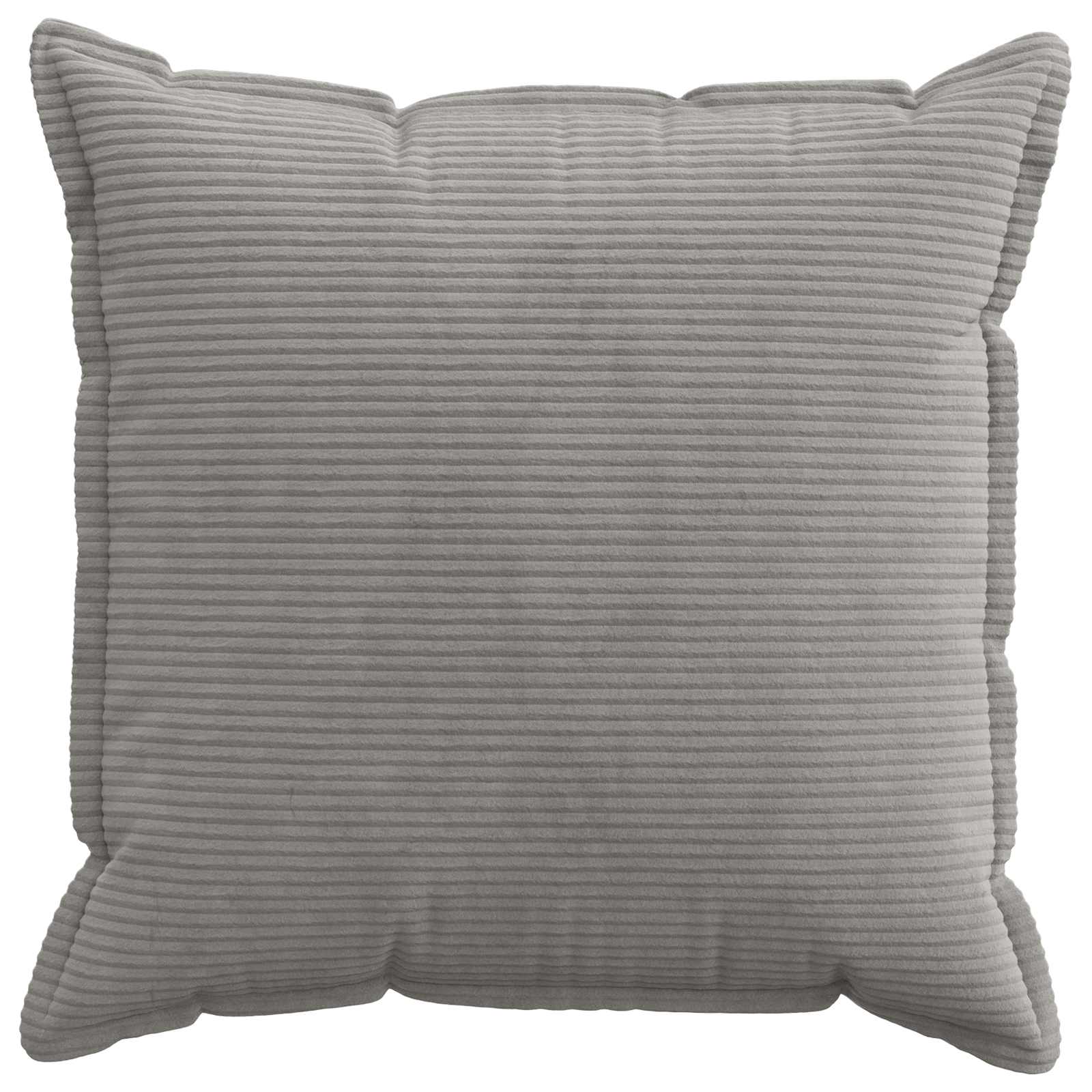 vidaXL Cushion Cover 6 pcs HOUTEN Light Grey 65 x 65 cm Corduroy 2